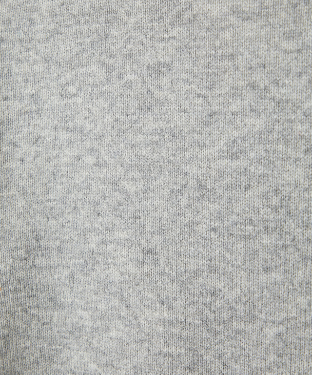 ウール 襟配色 Vネック ニット【手洗いOK】