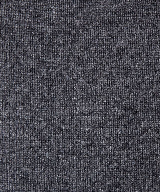 ウールブレンド 裏付き カーディガン