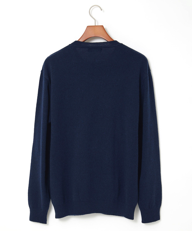 ラムウール マルチパターン ニット