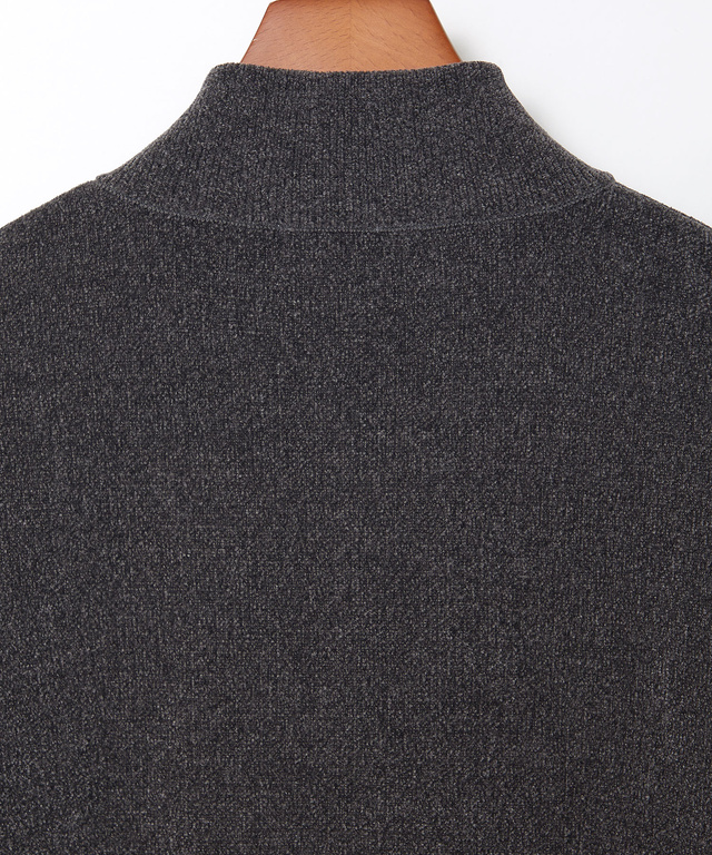 モールニット フルジップ ブルゾン