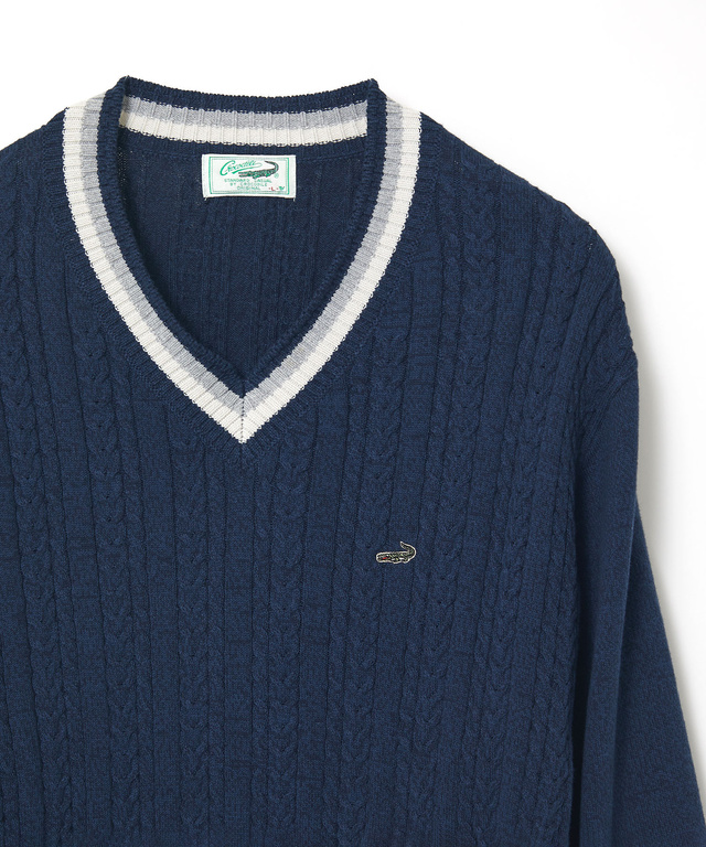 ケーブル チルデン ニット【手洗いOK】