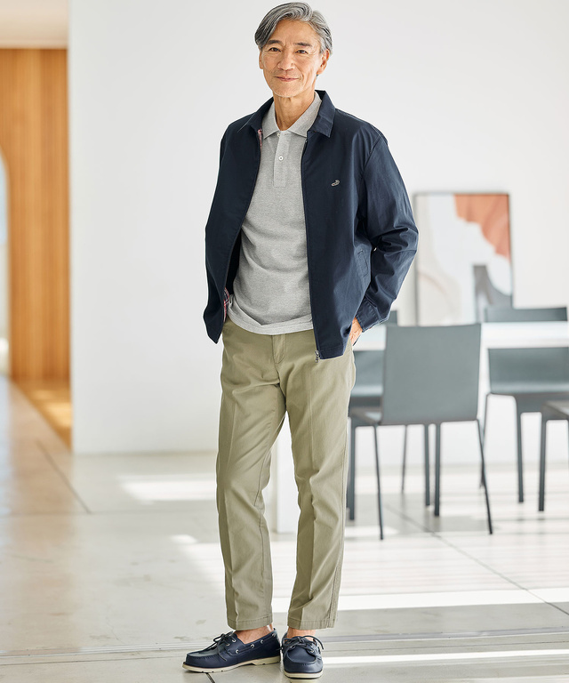 スコッチブルゾン【シワになりにくい】【手洗いOK】