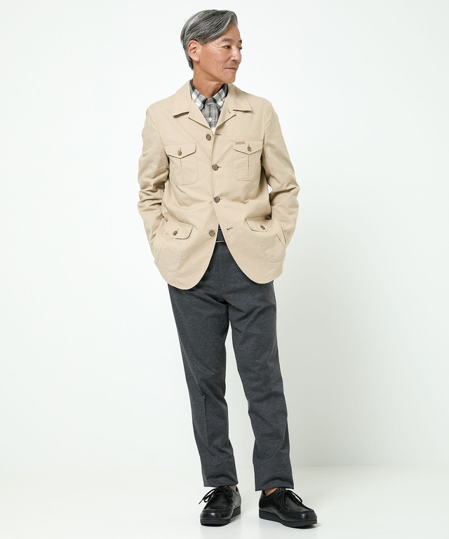 フラップポケット付 ジャケット