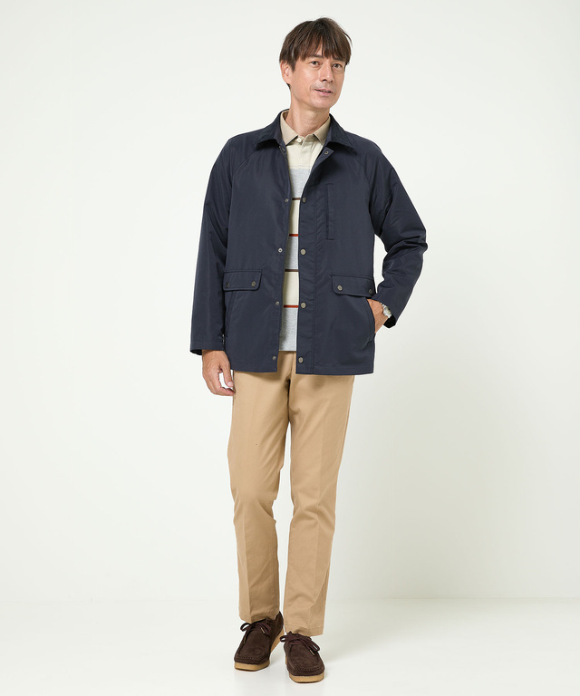 ステンカラー カバーオール ジャケット