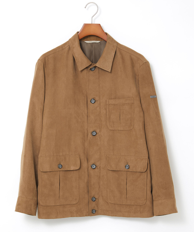 ステンカラー 微起毛 ブルゾン