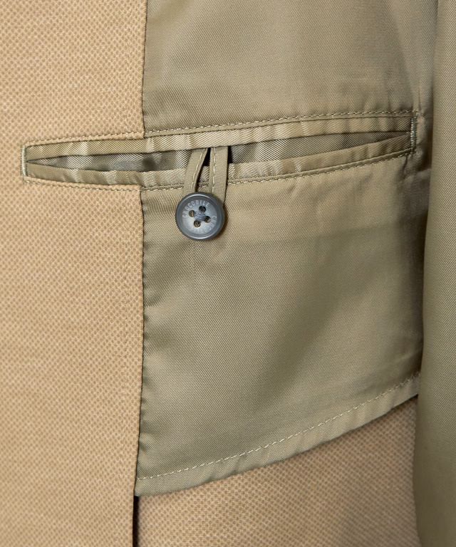 ジャージ素材 テーラード ジャケット