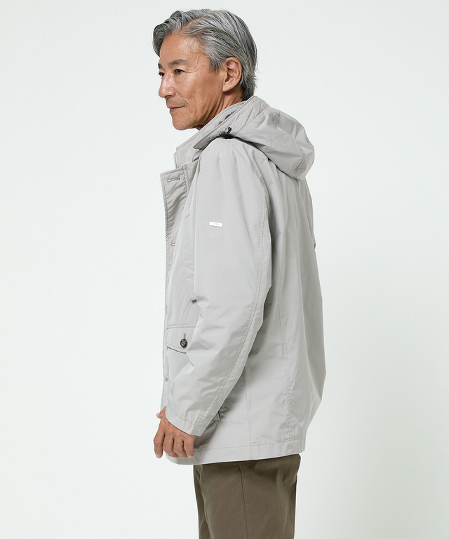 タフタ フード付き マウンテン パーカー