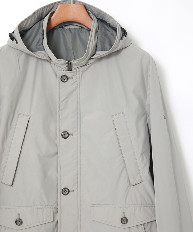 タフタ フード付き マウンテン パーカー