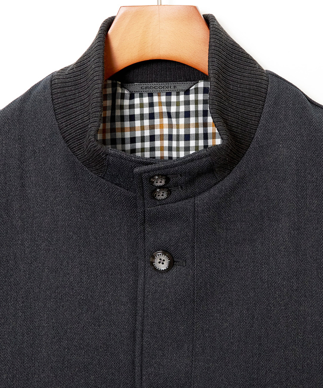 クロコダイルタータン 中綿 ブルゾン