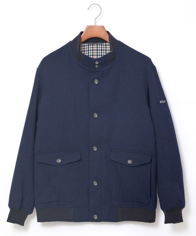 クロコダイルタータン 中綿 ブルゾン