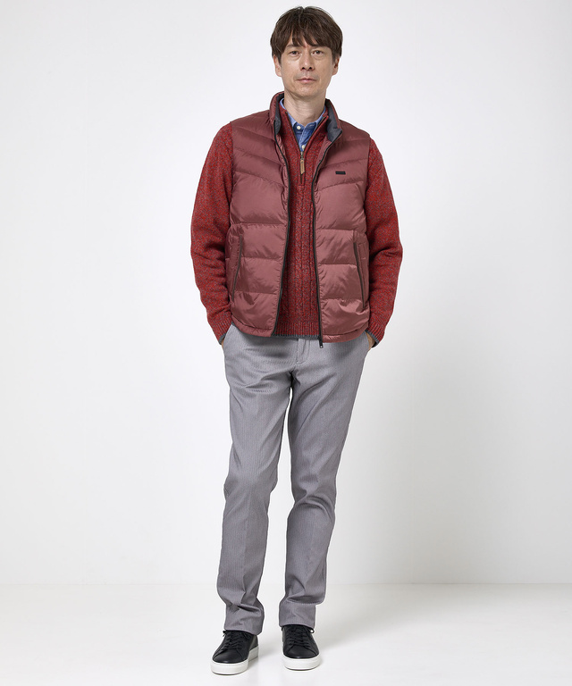 キルティング ダウン ベスト