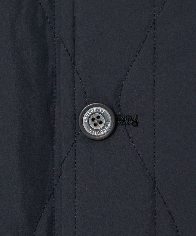 キルティング ステンカラー ジャケット