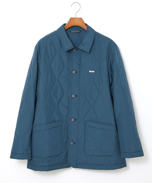 キルティング ステンカラー ジャケット