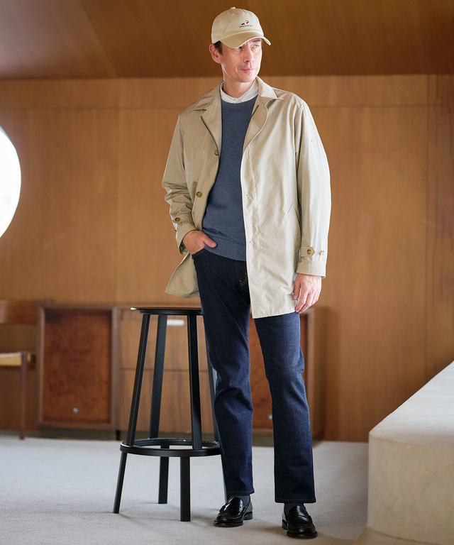 ライト ステンカラー コート