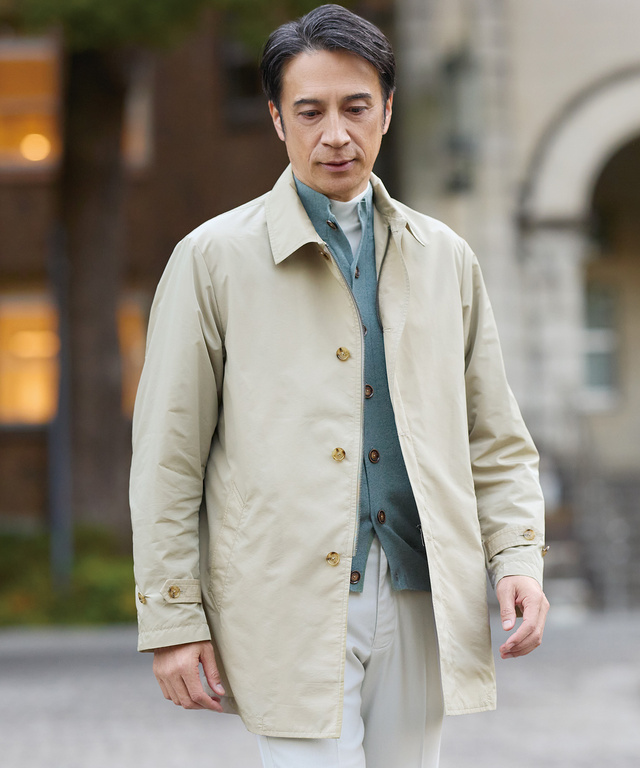 ライト ステンカラー コート