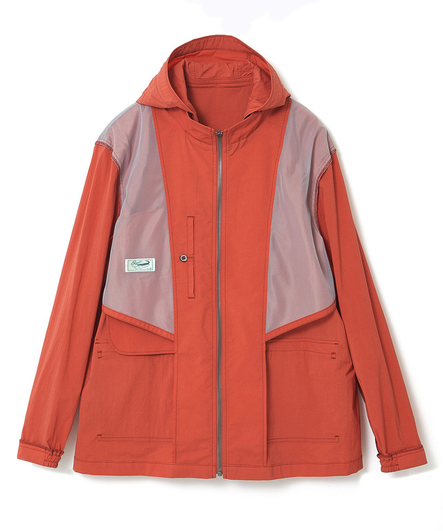 フード付き ストレッチ マウンテンパーカー