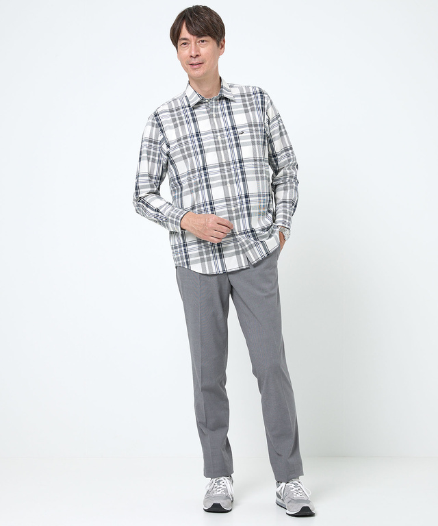 杢調 ストレッチ イージーパンツ