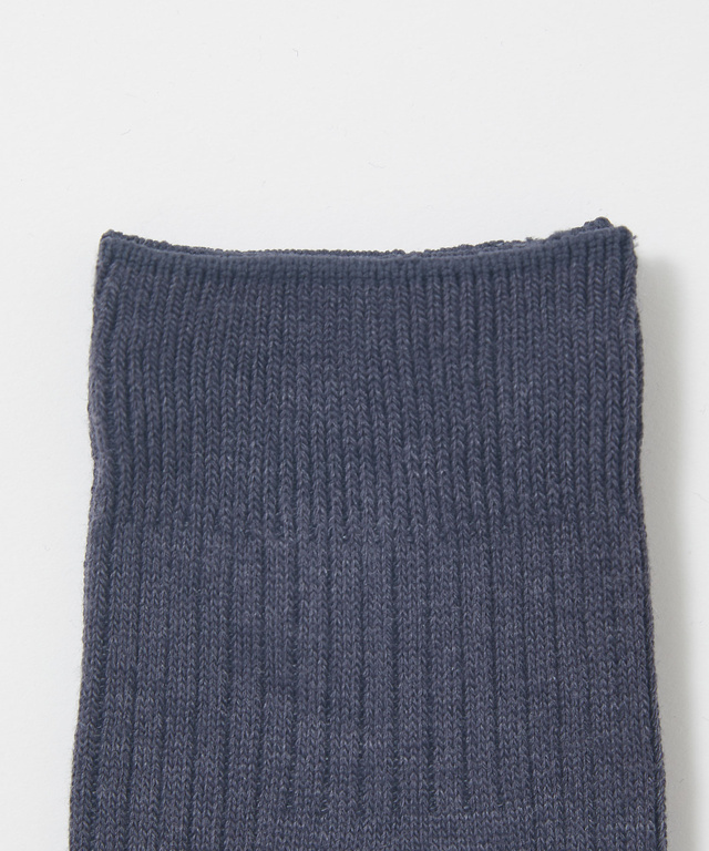 ワンポイント無地ソックス