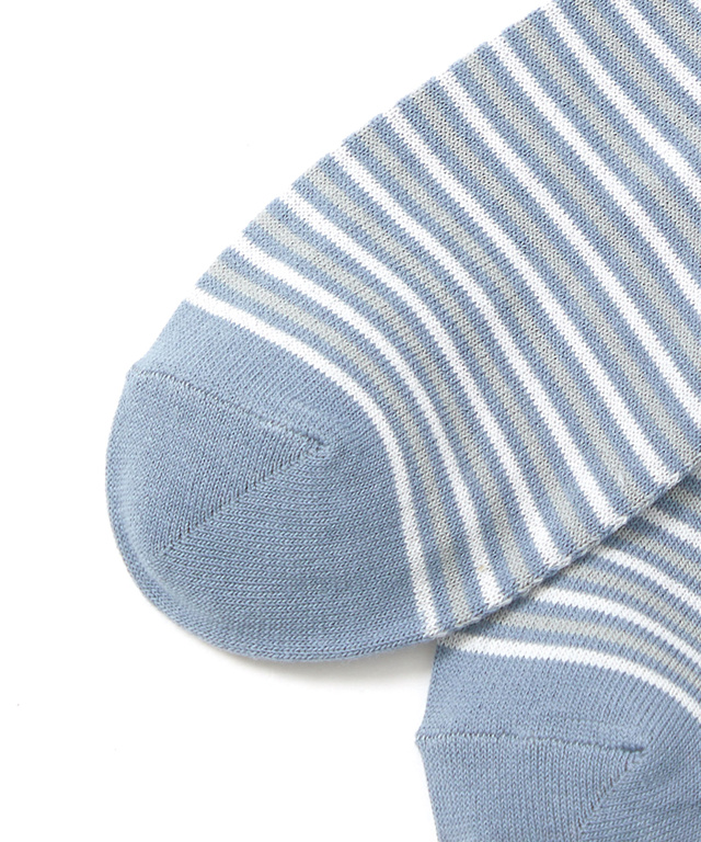 グラデーションボーダー ショート丈 ソックス