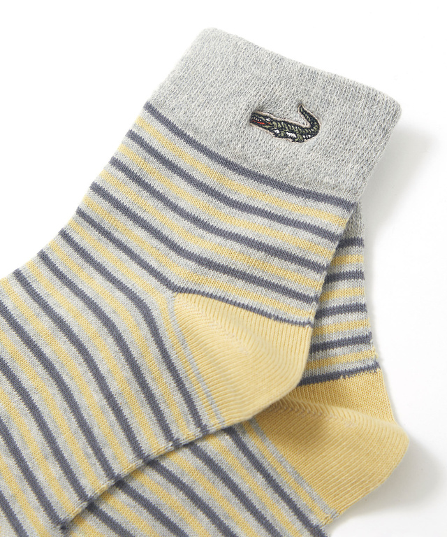 グラデーションボーダー ショート丈 ソックス