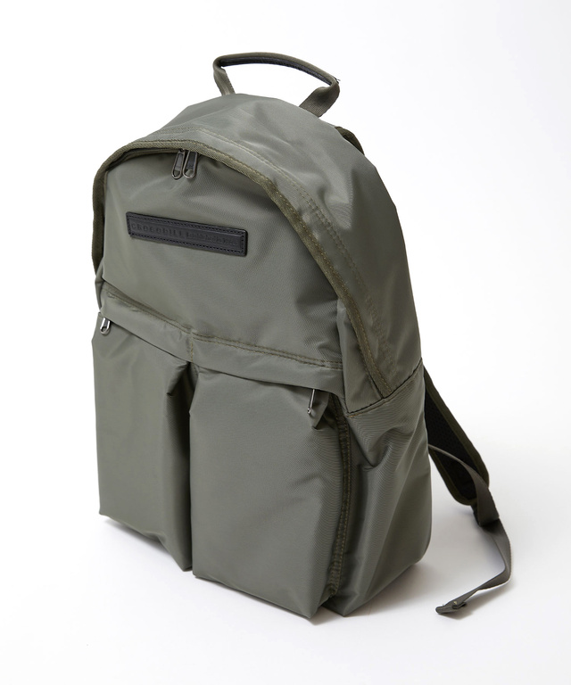 ダブルポケット デザイン リュック