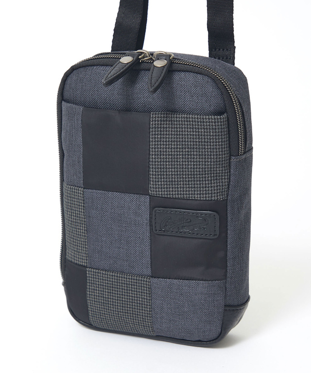 パッチワーク 配色 ミニショルダーバッグ