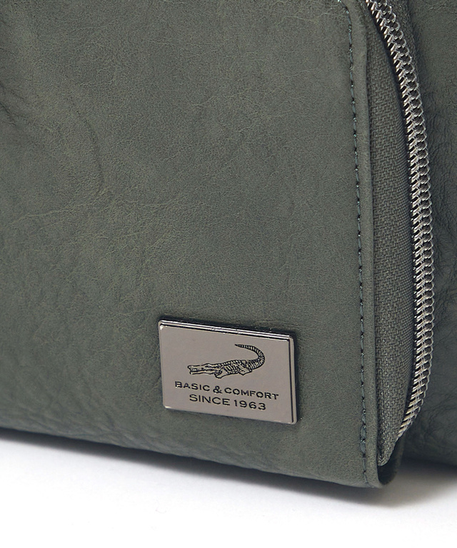 合成皮革 ウォレットショルダー バッグ