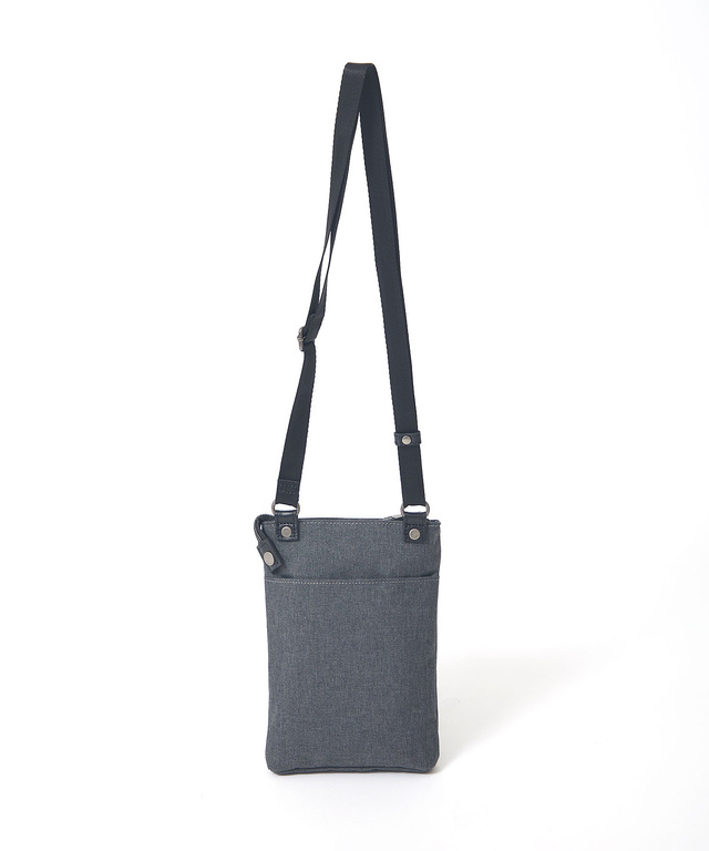 杢調 レザーポケット サコッシュ