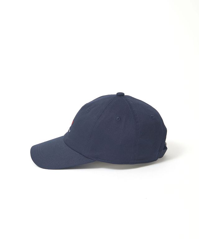 トリコロール ロゴ刺繍 キャップ