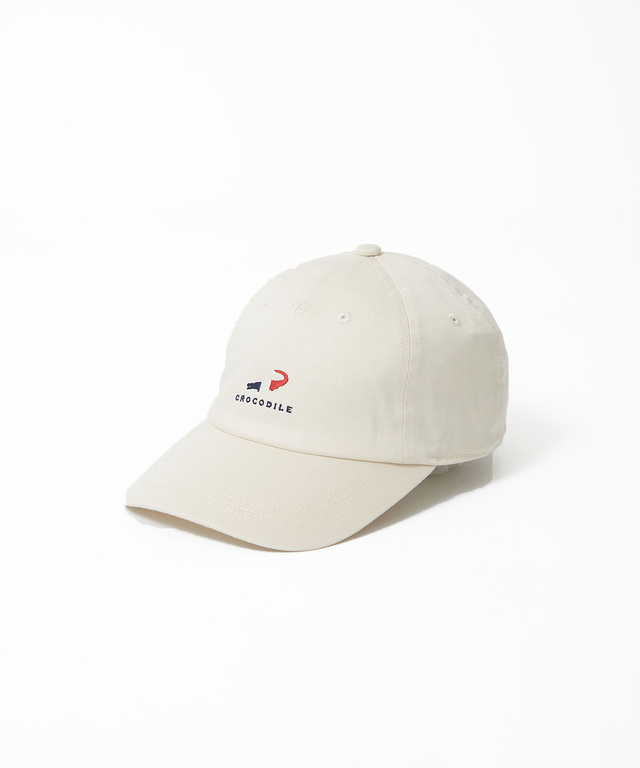 トリコロール ロゴ刺繍 キャップ