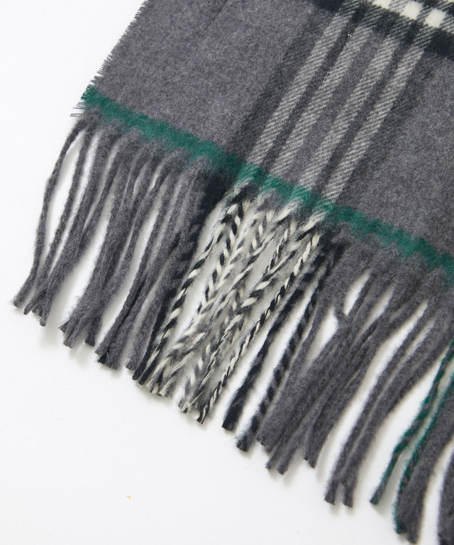 ソフトタッチ チェック柄 マフラー