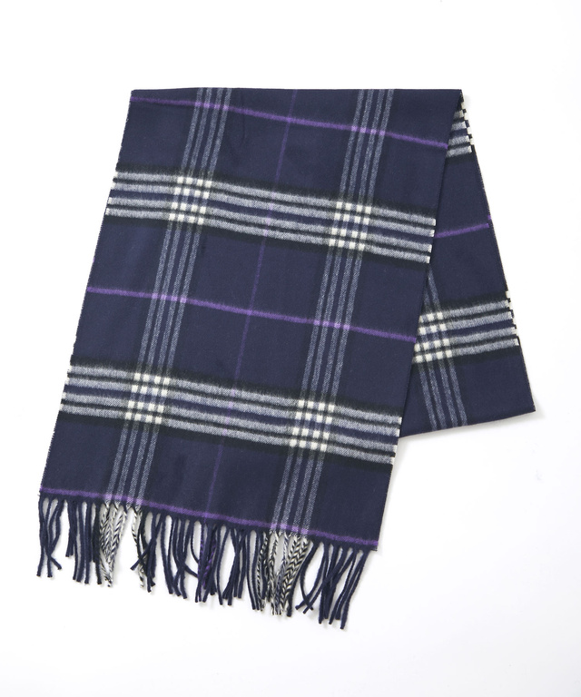 ソフトタッチ チェック柄 マフラー