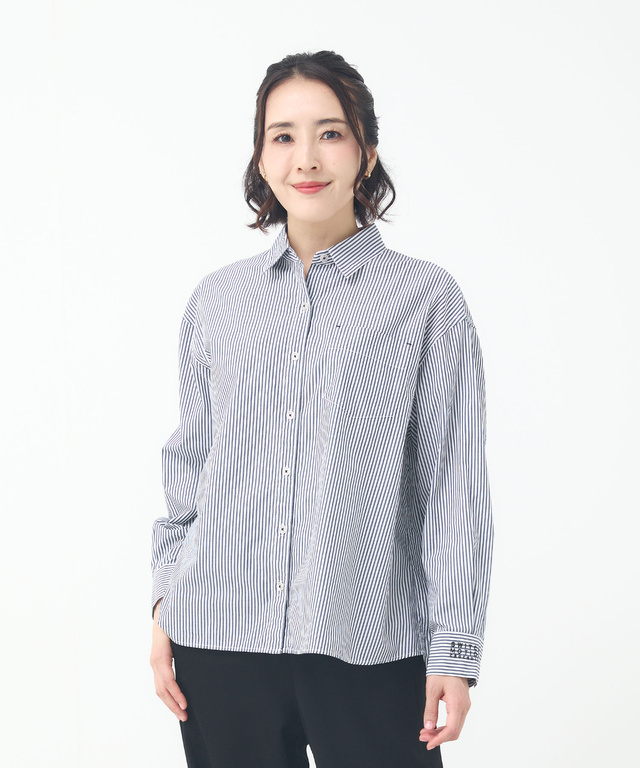 オーバーシルエット デザイン ブラウス