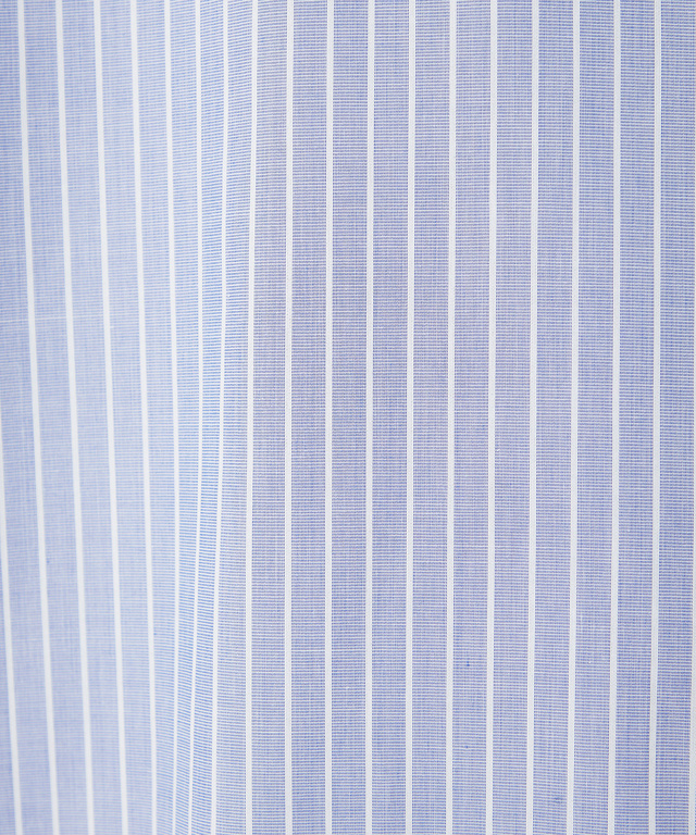 コットンブロード ストライプ柄 ブラウス