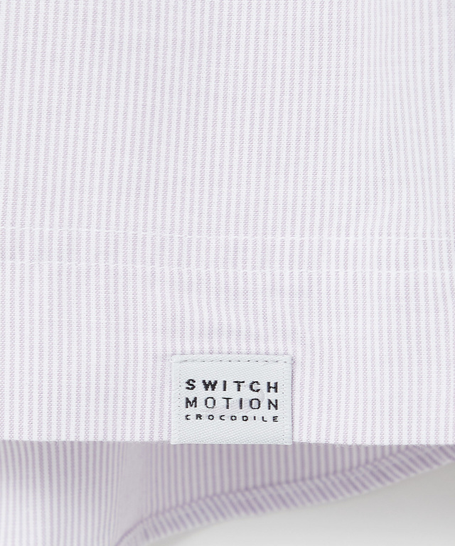 ストライプ柄 微起毛 ブラウス