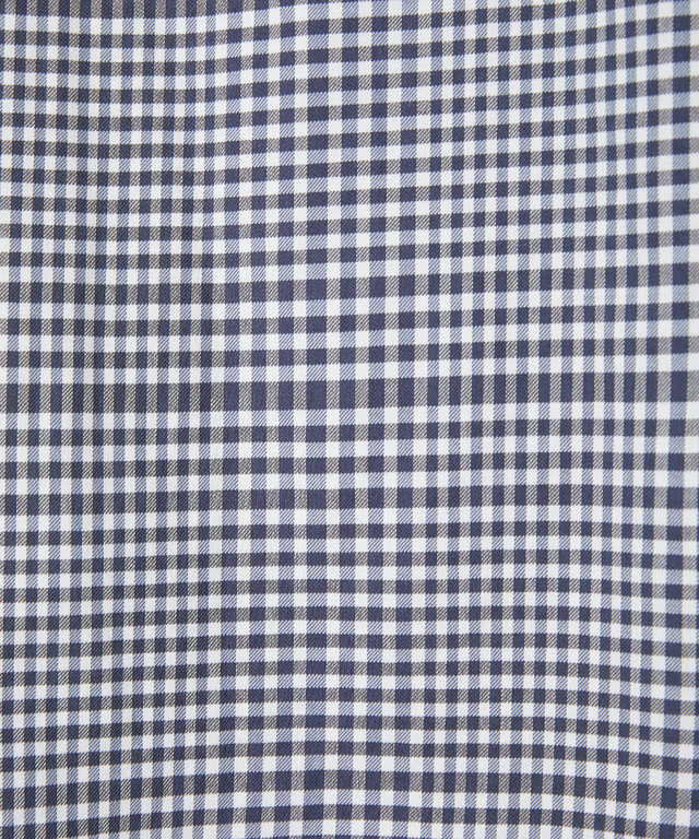 微起毛 ギンガムチェック柄 ブラウス