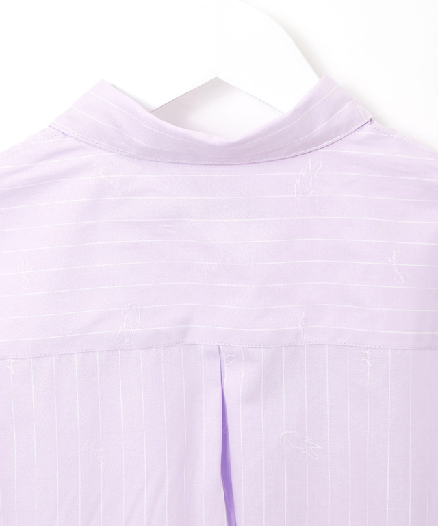 ワニ ドビー ジャカード ブラウス