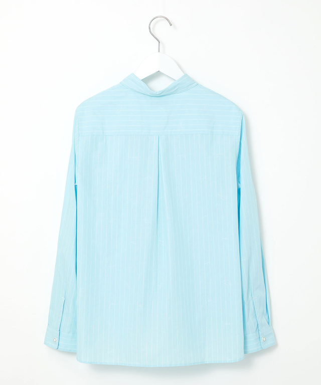 ワニ ドビー ジャカード ブラウス