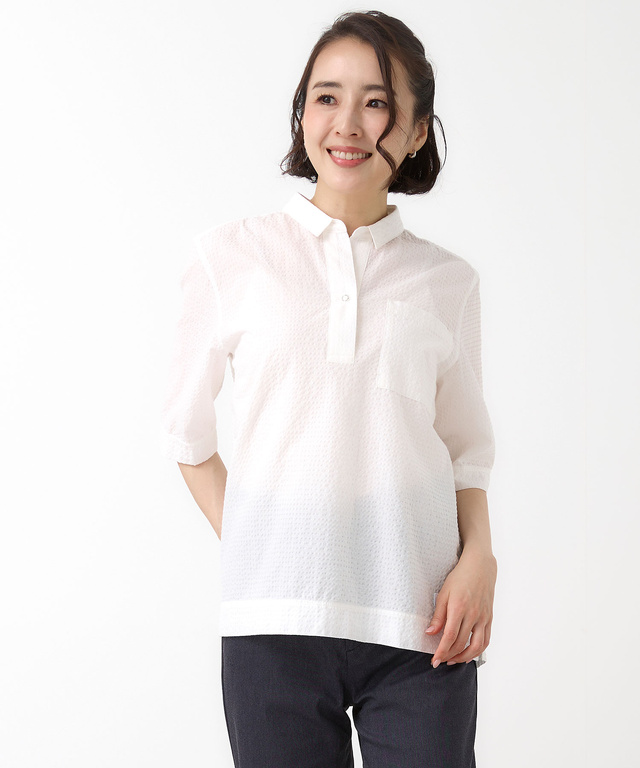 サッカー プルオーバー ブラウス