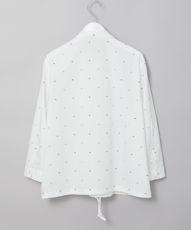 ロゴ ジャカードドビー ブラウス