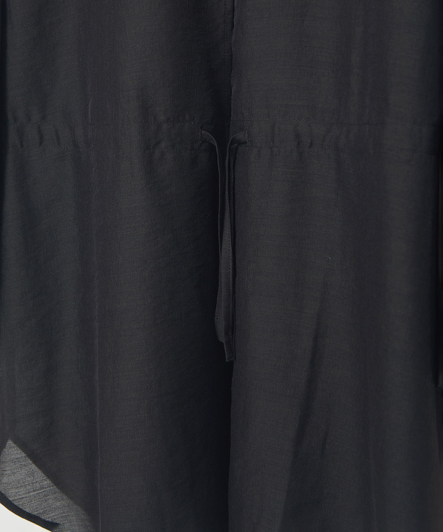 スタンドカラー シアー シャツ ジャケット