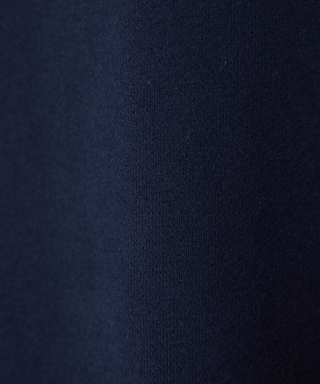 ロゴワッペン ノーカラー カーディガン