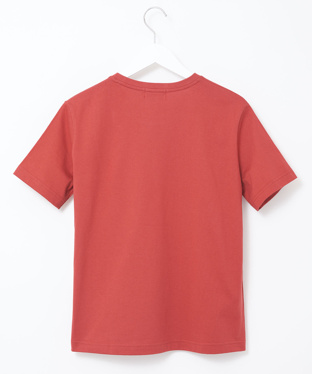 クルーネック プリント Tシャツ【ウガンダオーガニックコットン】