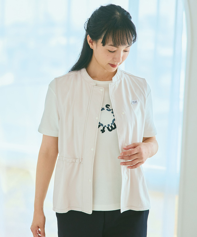 ライト スタンドカラー ベスト