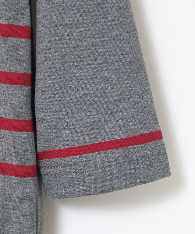 ハイネック ボーダー カットソー