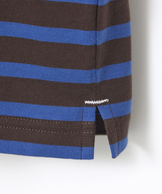 天竺 ボーダー柄 カットソー