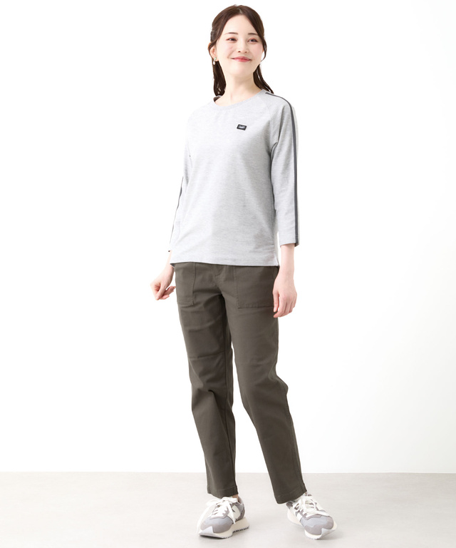 裏毛 七分袖 カットソー