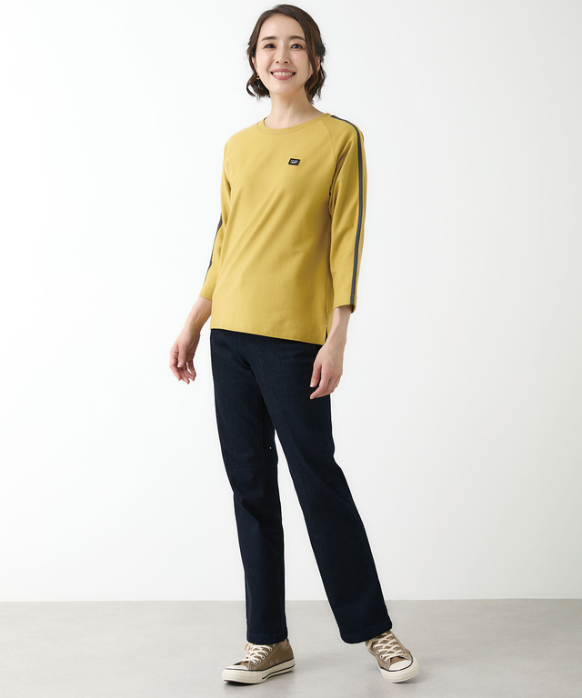 裏毛 七分袖 カットソー