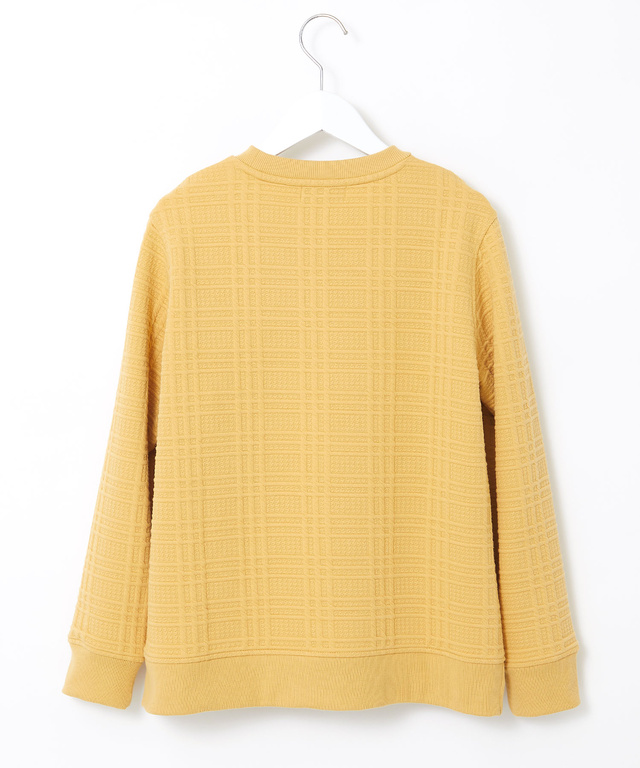 ブリスター チェック柄 トレーナー