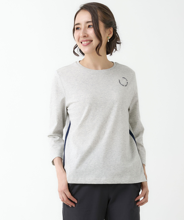 サークルロゴ クルーネック カットソー